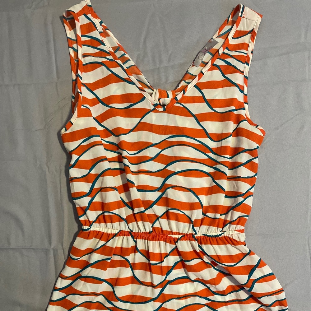 Myan Patterned peplum tank